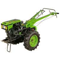 Мотоблок дизельний Кентавр МБ 1080Д (Комплект, активна фреза і плуг)