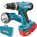 Аккумуляторная дрель шуруповерт Makita 6261DWLE