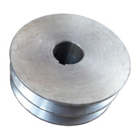 Шкив на двигатель вал 19.05 мм. Внешний диаметр 76 мм