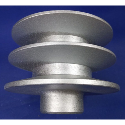 Шкив на двигатель вал 19.05 мм. Внешний диаметр 76 мм