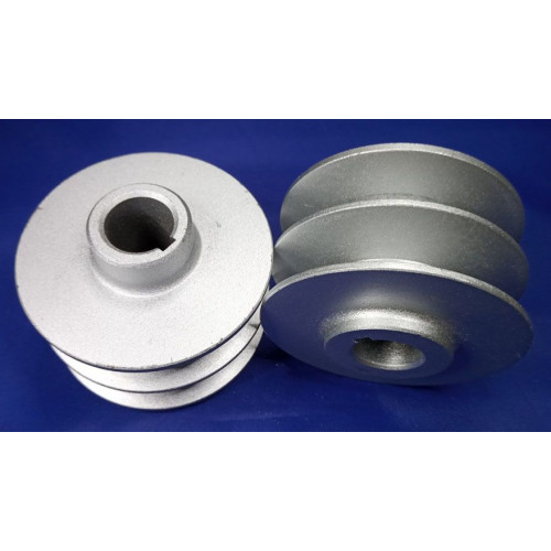 Шкив на двигатель вал 20 мм. Внешний диаметр 76 мм