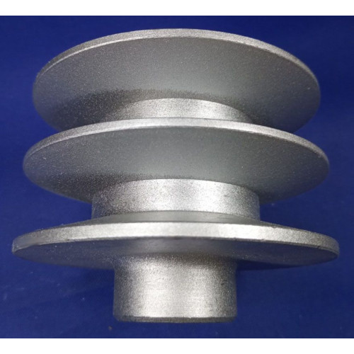 Шкив на двигатель вал 20 мм. Внешний диаметр 76 мм