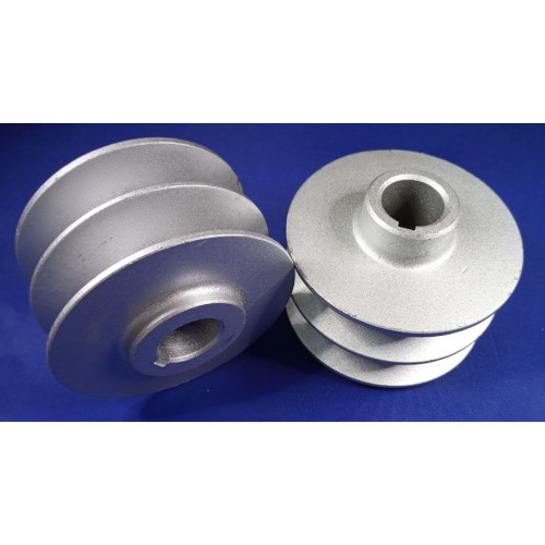 Шкив на двигатель вал 20 мм. Внешний диаметр 76 мм