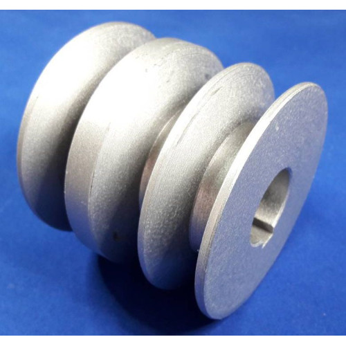 Шкив на вал 25 мм. (внешний диаметр 76 мм. 3 ручья)