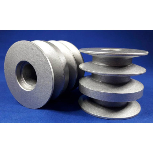 Шкив на вал 25 мм. (внешний диаметр 76 мм. 3 ручья)