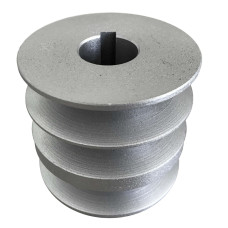 Шкив на вал 20 мм. (внешний диаметр 76 мм. 3 ручья)