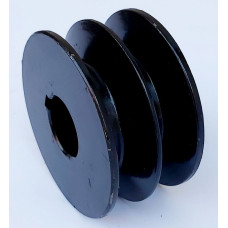 Шкив на двигатель вал 25 мм. Внешний диаметр 76 мм