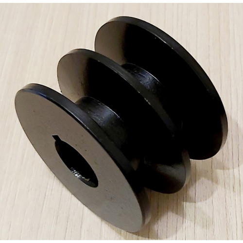 Шкив на вал 19 мм под 2 ручья профиль Б