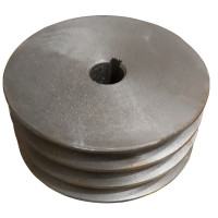 Шкив на двигатель вал 30 мм под 3 ручья 