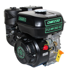 Двигатель бензиновый GrunWelt GW230F-T 25 (7.5 л.с. вал Шлицы 25 мм)