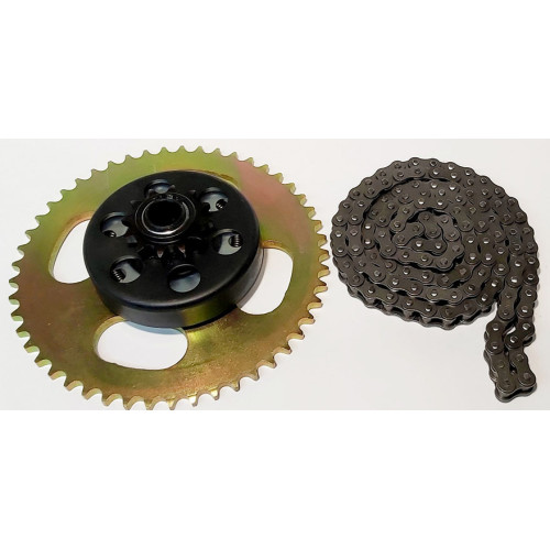 Центробежная муфта со звездочкой на 19 вал 12 зубов (12T#35 цепь)