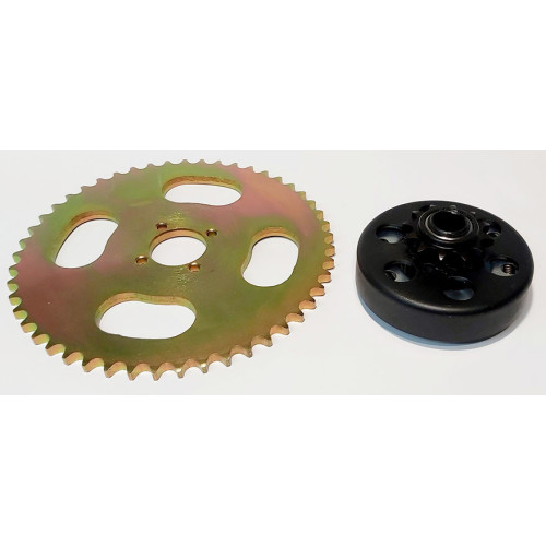 Центробежная муфта со звездочкой на 19 вал 12 зубов (12T#35 цепь)