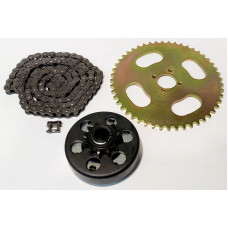 Центробежная муфта со звездочкой на 19 вал 12 зубов (12T#35 цепь) Центробежная муфта со звездочкой на 19 вал 12 зубов (12T#35 цепь)