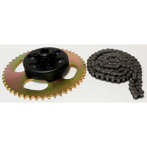 Центробежная муфта звездочка 10 зубов (Цепь 420 на вал 19 мм)