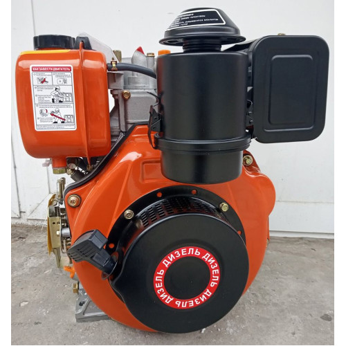 Двигатель дизельный Zubr 178F вал шлицы (Производство ТАТА)