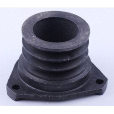 Шкив 3х ручейный диаметр 100 мм H-88 мм (межболт. 106 мм)